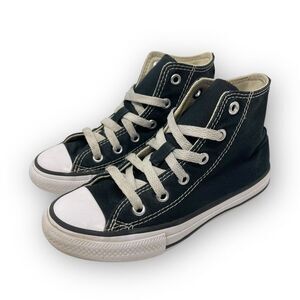 Converse Chuck Taylor All Star High Top Black White Sneakers 3j231 Youth size 12